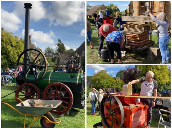 Pictures from Combrook apple pressing day. Photos by Hilary Rhead
