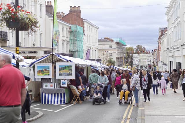 CJ's Events Warwickshire will be hosting events over the Easter weekend in Leamington. Photo shows the Autumn market in Leamington in 2023. Photo supplied by CJ's Events Warwickshire