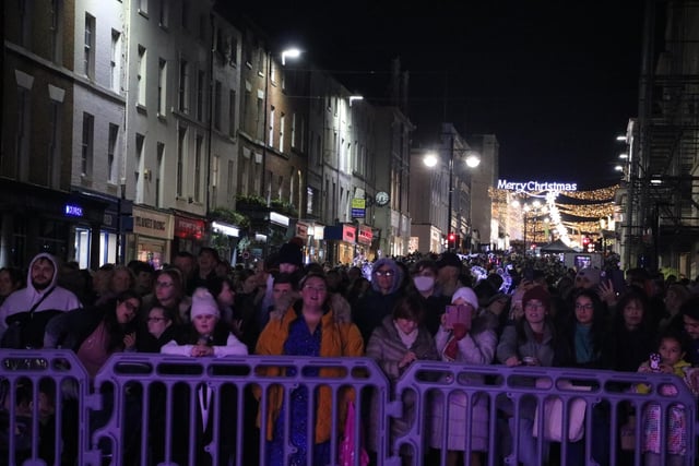 The Leamington Christmas lights switch-on 2023. Picture courtesy of Warwick District Council.