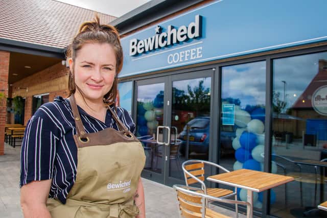 Bewiched Coffee, has recently opened in Lower Heathcote, Warwick. Pictured: Elora Grantham. Photo by Mike Baker