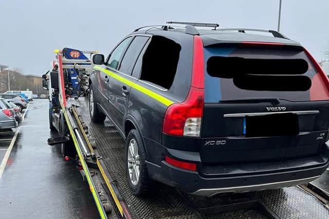 The driver of this Volvo XC90 failed to register himself as the keeper of the vehicle in an attempt to avoid prosecution.