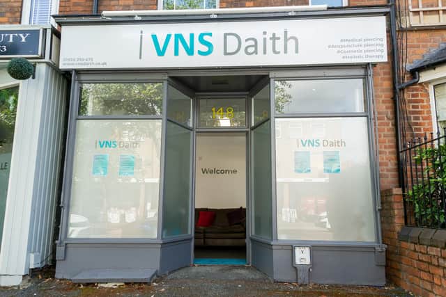 The recently opened VNS Daith shop in Emscote Road in Warwick. Photo by Mike Baker