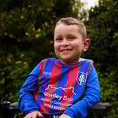 Smiling Avery refuses to let his condition get him down.