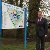 Mark Pawsey outside St Cross.