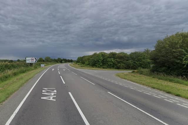 The collision happened on the A421 at its junction with Bicester Hill, Evenley.