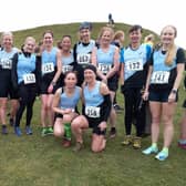 The Rugby & Northampton AC ladies team who competed in the Midland Women’s Cross Country League