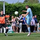 David Kolodynski goes close for Rugby in Saturday's draw with Newport Pagnell (Picture Martin Pulley)