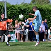 David Kolodynski goes close for Rugby in Saturday's draw with Newport Pagnell (Picture Martin Pulley)