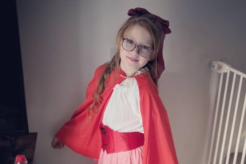 Amber-Elizabeth, Age 9, Little red riding hood