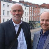 Warwick District Council's new leader Cllr Ian Davison (right) and new deputy leader  Cllr Chris King (left). Picture supplied.