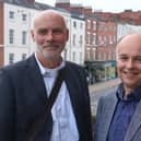 Warwick District Council's new leader Cllr Ian Davison (right) and new deputy leader  Cllr Chris King (left). Picture supplied.