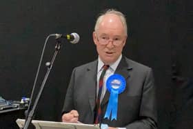 Conservative Philip Seccombe has been re-elected as Warwickshire's police and crime commissioner