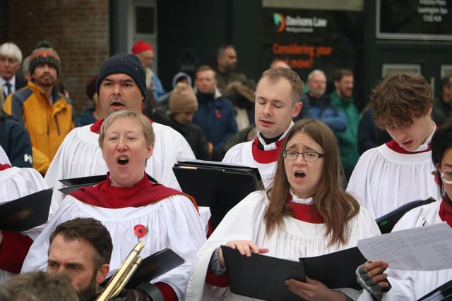 The Remembrance Sunday parade and service in Leamington. Picture courtesy of Warwick District Council (WDC).