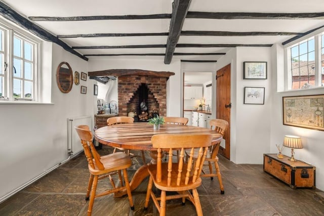 The dining room.