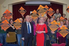  Jenny Wilkinson (right) with Lord ‘Dick’ Newby, the Lib Dem leader in the House of Lords (left)