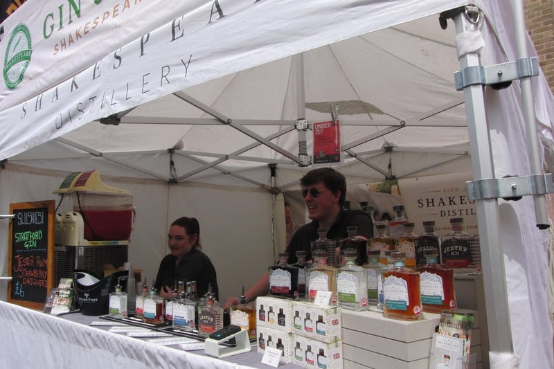Many Warwickshire based businesses were also at the festival. Photo by Geoff Ousbey