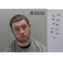 Drug dealer Harvey Griffiths tried to hide the drugs in his underwear.