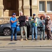 Members of the South Warwickshire Keep our NHS Public (SWKONP) group handed out hundreds of leaflets and spoke to many residents about Palantir's contract with the health service.