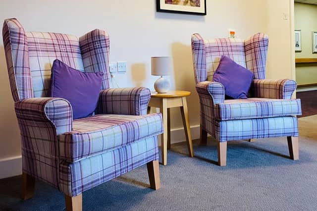A new luxury couple's suite has been opened at Cubbington Mills Care Home and dedicated to the memory of beloved village vicar The Reverend Graham Coles. Picture supplied.