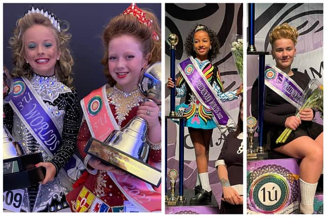 Young  dancers from a Rugby dance school helped put the town on the map at the OPIDF World Irish dancing championships in London.