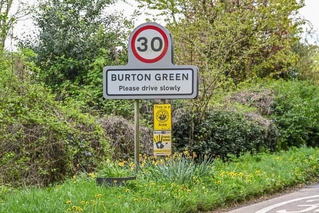 The small village of Burton Green is divided in half by a huge HS2 construction site as they install the Burton Green Tunnel. (Image: Emma Trimble / SWNS).