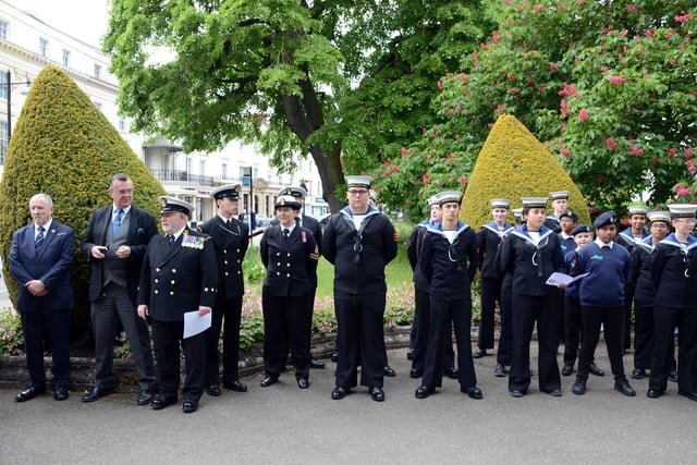 Photos of the service which took place at the war memorial at Euston Place in Leamington town centre on VE Day 80 yesterday (Thursday May 8).