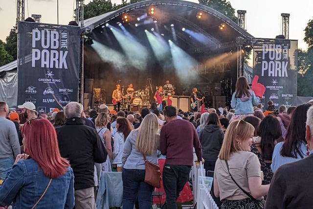 McFly on the main stage on Saturday evening. Photo by Kirstie Smith