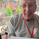 Resident at HC-One’s Victoria Park Care Home painting