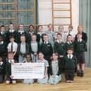 Year 4 were delighted to present a cheque after all their fundraising efforts.
