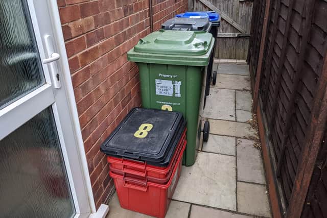 New bin collections in the Warwick district has seen a reduction of nearly 4,400 tonnes in waste collected. Photo by Leamington Courier