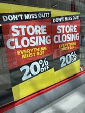 The store in Rugby Central is closing.