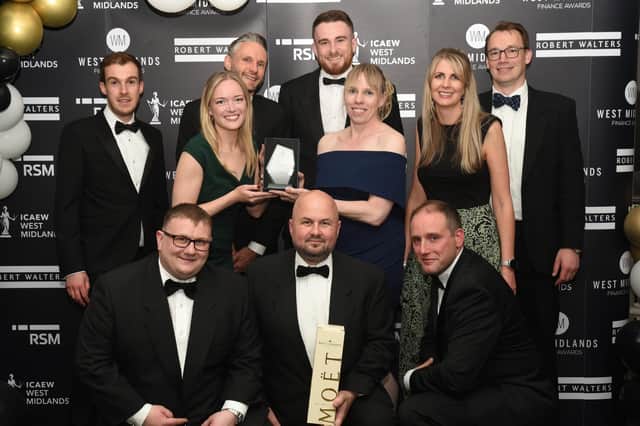 The Wolseley team from the Warwick-based office at the awards. Photo supplied by Wolseley UK