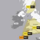 The Met Office has issued a yellow weather warning for Warwickshire as Storm Austen approaches. Photo by Met Office