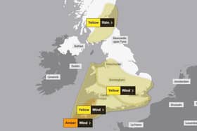 The Met Office has issued a yellow weather warning for Warwickshire as Storm Austen approaches. Photo by Met Office