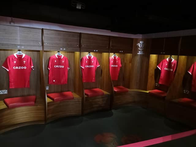 The home side changing rooms