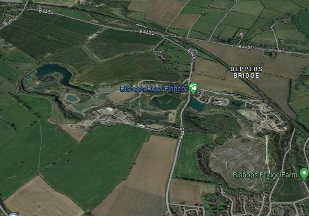 Bishops Bowl Fishery (courtesy of Google Maps)