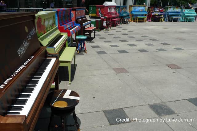 The Rotary Club of Royal Leamington Spa is to install street pianos in three locations across town for a project called Play Me, Leamington inspired by British artist Luke Jerram’s Play Me, I’m Yours work. Photo credit: Luke Jerram.