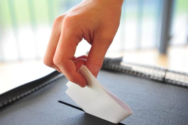 Ballot box. Stock image.