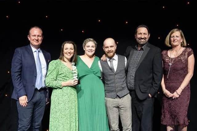 The Caviar and Chips team at the British Institute of Innkeeping’s (BII) National Innovation in Training Awards (NITAs). Photo by British Institute of Innkeeping