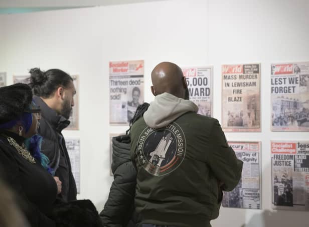 The New Cross Fire 1981 exhibition explored how the press reacted to the tragedy.