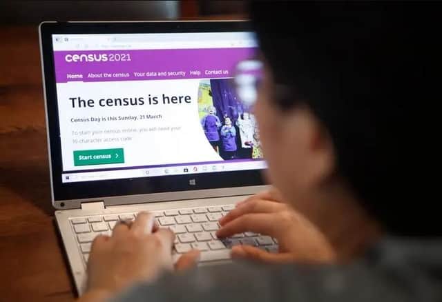 The census takes place every 10 years, with every household in the UK required to take part.