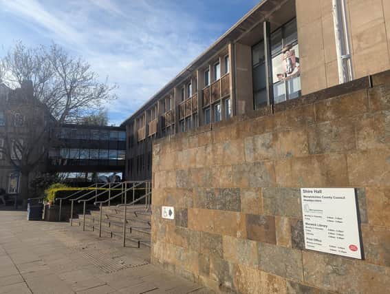 Warwickshire County Council's Shire Hall HQ in Warwick.