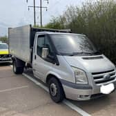 The vehicle was seized.