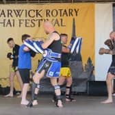 Muay Thai boxing demonstration