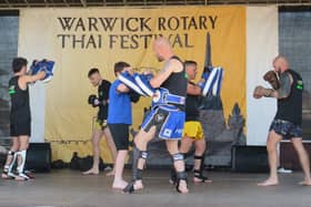 Muay Thai boxing demonstration