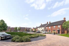 A CGI of the new homes being built at Millbridge in Shuttington