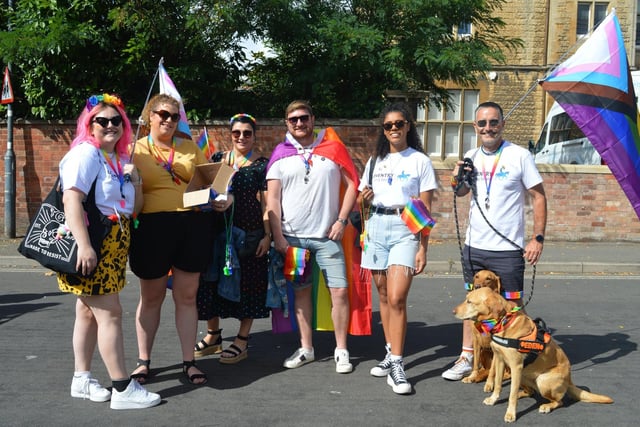 The Pride parade. Photos supplied to Warwickshire Pride by Leanne Taylor