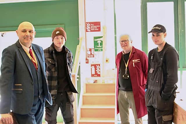 John Colclough, Alex Burnett, Stuart West and Harvey Heise.