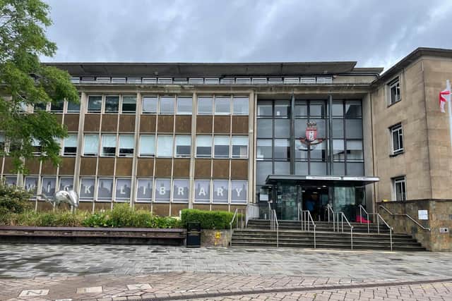 Shire Hall in Warwick, which is home to Warwickshire County Council.