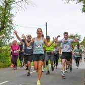 Rugby runners enjoy a previous Run Through event.